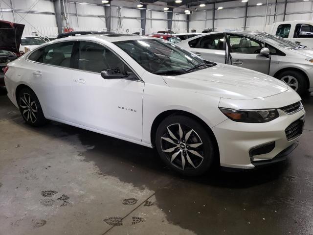 1G1ZE5ST1GF335958 - 2016 CHEVROLET MALIBU LT WHITE photo 4