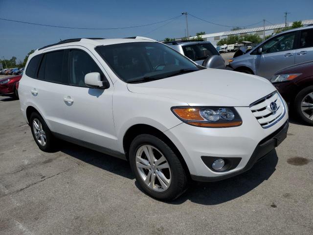 5XYZHDAG3BG003376 - 2011 HYUNDAI SANTA FE SE WHITE photo 4