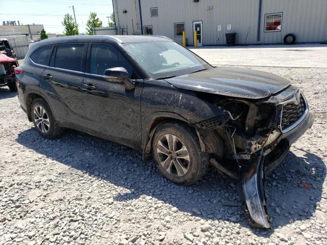 5TDGZRBH1LS507292 - 2020 TOYOTA HIGHLANDER XLE 黑色 照片 4