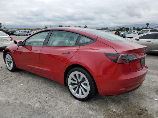 5YJ3E1EA9PF573772 - 2023 TESLA MODEL 3 RED photo 2