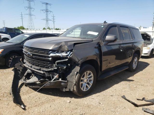 1GNSKNKD2MR189209 - 2021 CHEVROLET TAHOE K1500 LT BLACK photo 1