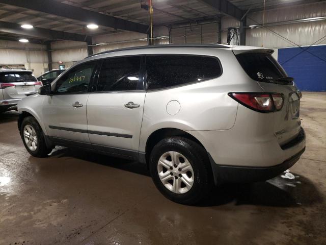 1GNKVFKD5FJ380024 - 2015 CHEVROLET TRAVERSE LS SILVER photo 2