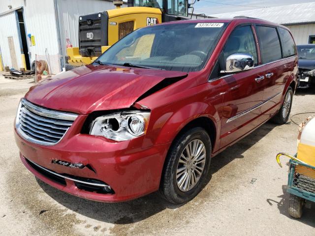 2C4RC1CG0DR537783 - 2013 CHRYSLER TOWN & COU TOURING L BURGUNDY photo 1