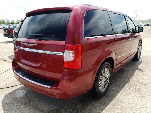 2C4RC1CG0DR537783 - 2013 CHRYSLER TOWN & COU TOURING L BURGUNDY photo 3