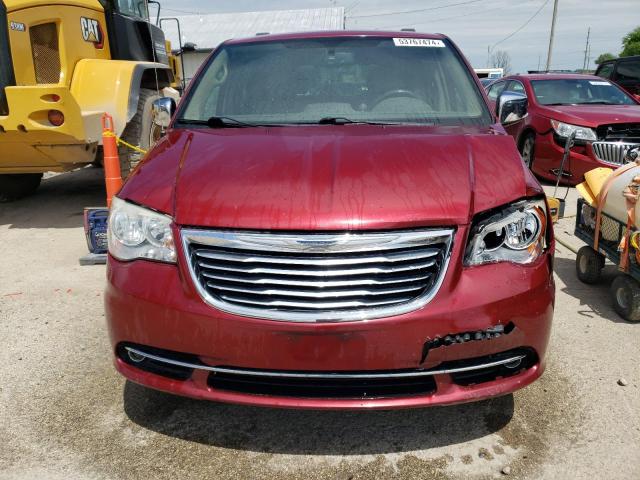 2C4RC1CG0DR537783 - 2013 CHRYSLER TOWN & COU TOURING L BURGUNDY photo 5