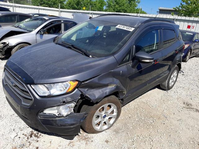 MAJ3S2GE0MC448222 - 2021 FORD ECOSPORT SE Gris photo 1