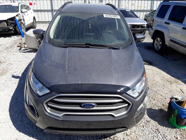 MAJ3S2GE0MC448222 - 2021 FORD ECOSPORT SE Gris photo 5