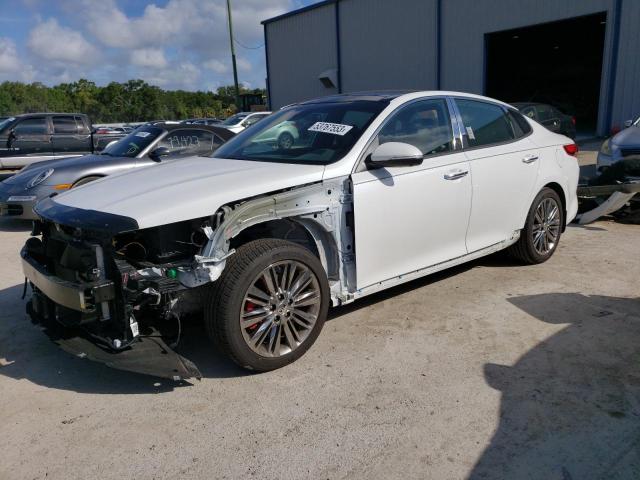 5XXGV4L2XJG242203 - 2018 KIA OPTIMA SXL WHITE photo 1