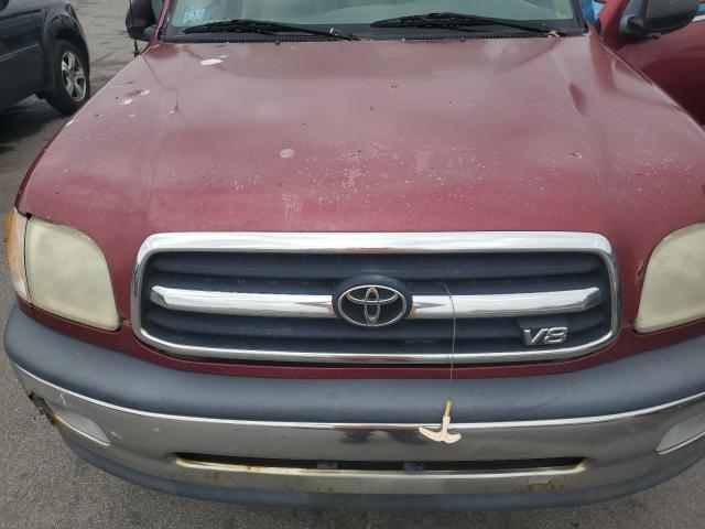 5TBBT4413YS104493 - 2000 TOYOTA TUNDRA ACCESS CAB მუქწითელი ფოტო 11