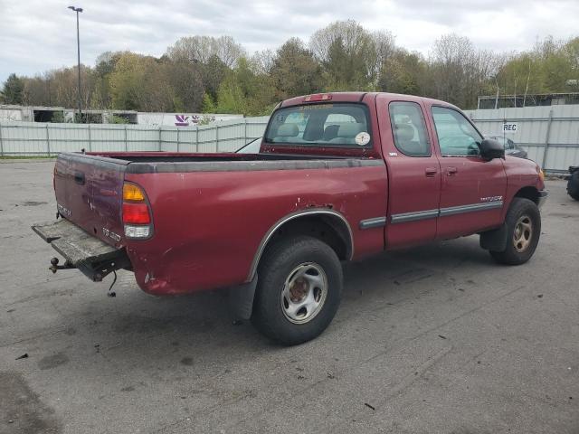 5TBBT4413YS104493 - 2000 TOYOTA TUNDRA ACCESS CAB მუქწითელი ფოტო 3
