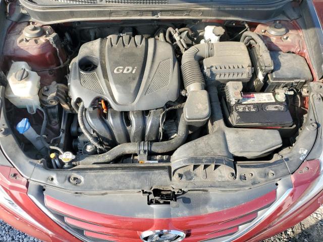 5NPEB4AC1EH918477 - 2014 HYUNDAI SONATA GLS BURGUNDY photo 11