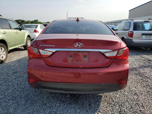 5NPEB4AC1EH918477 - 2014 HYUNDAI SONATA GLS BURGUNDY photo 6