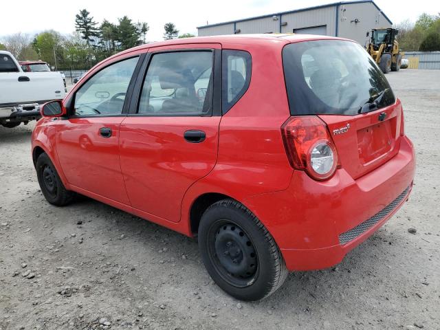 KL1TD6DEXAB128933 - 2010 CHEVROLET AVEO LS RED photo 2