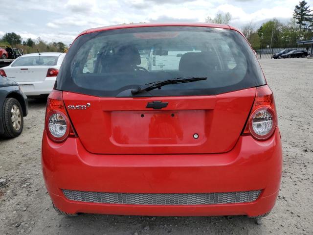 KL1TD6DEXAB128933 - 2010 CHEVROLET AVEO LS Qırmızı foto 6