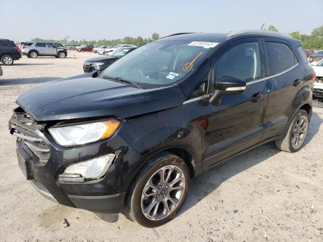 MAJ3P1VE4JC214160 - 2018 FORD ECOSPORT TITANIUM BLACK photo 1