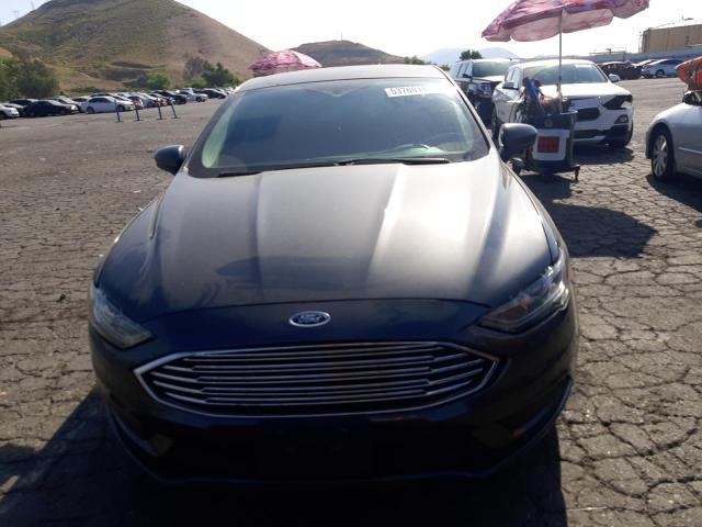 3FA6P0LU3JR158845 - 2018 FORD FUSION SE HYBRID GRAY photo 5