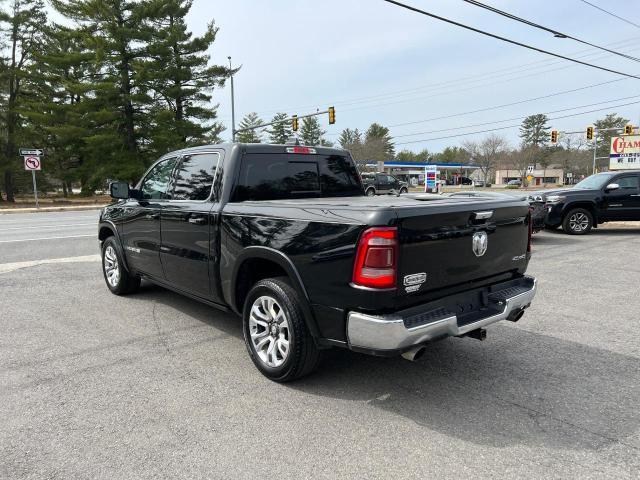 1C6SRFKT8KN506519 - 2019 RAM 1500 LONGHORN BLACK photo 3