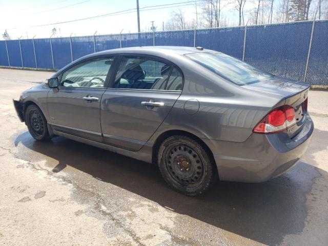 2HHFD5F75AH200494 - 2010 ACURA CSX TECHNOLOGY GRAY photo 2