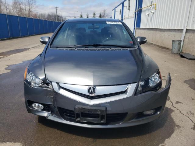 2HHFD5F75AH200494 - 2010 ACURA CSX TECHNOLOGY GRAY photo 5