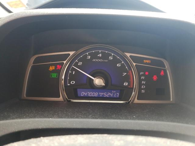 2HHFD5F75AH200494 - 2010 ACURA CSX TECHNOLOGY GRAY photo 9