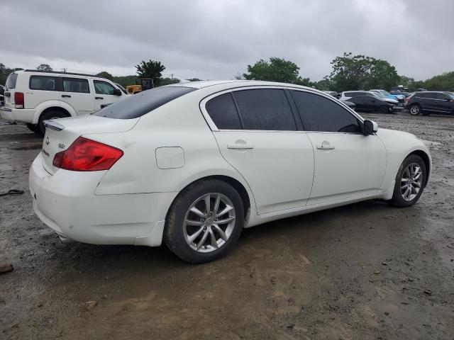 JNKBV61F88M264408 - 2008 INFINITI G35 WHITE photo 3