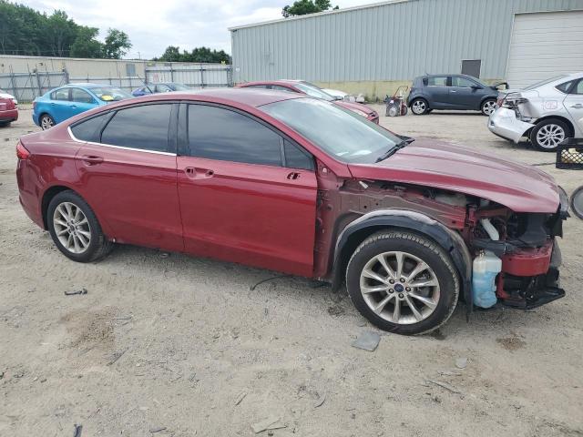 3FA6P0H73HR319143 - 2017 FORD FUSION SE RED photo 4