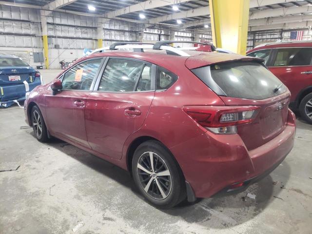 4S3GTAD69N3709218 - 2022 SUBARU IMPREZA PREMIUM MAROON photo 2