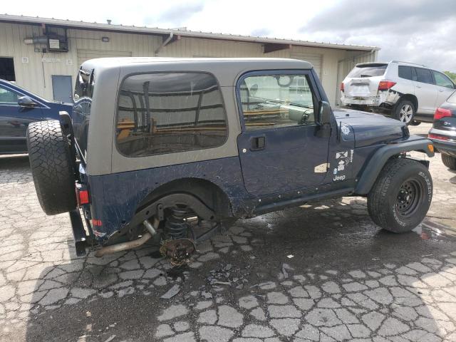 1J4FA39S94P739548 - 2004 JEEP WRANGLER X BLUE photo 3