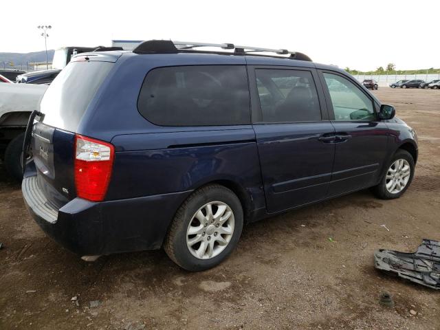 KNDMB233666044233 - 2006 KIA SEDONA EX BLUE photo 3