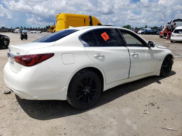 JN1EV7AR0JM611155 - 2018 INFINITI Q50 LUXE WHITE photo 3