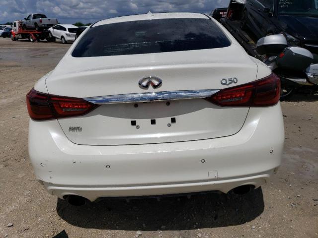 JN1EV7AR0JM611155 - 2018 INFINITI Q50 LUXE WHITE photo 6