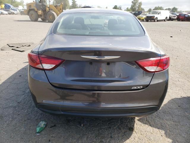 1C3CCCFB9FN622742 - 2015 CHRYSLER 200 LX GRAY photo 6