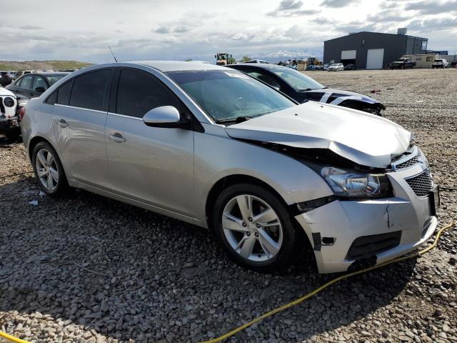 1G1P75SZ9E7397265 - 2014 CHEVROLET CRUZE SILVER photo 4