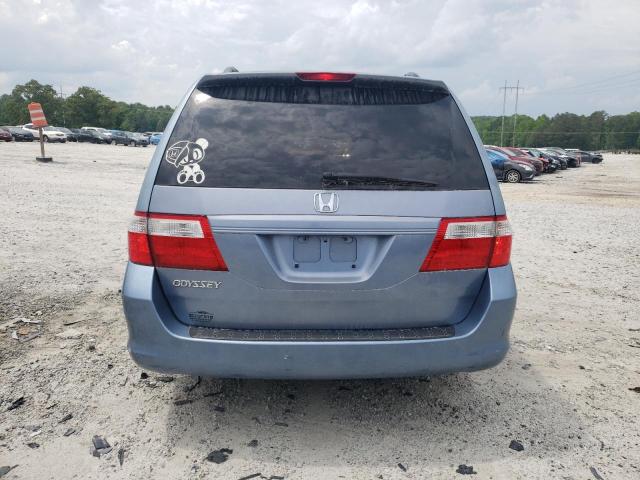 5FNRL38667B073247 - 2007 HONDA ODYSSEY EXL BLUE photo 6