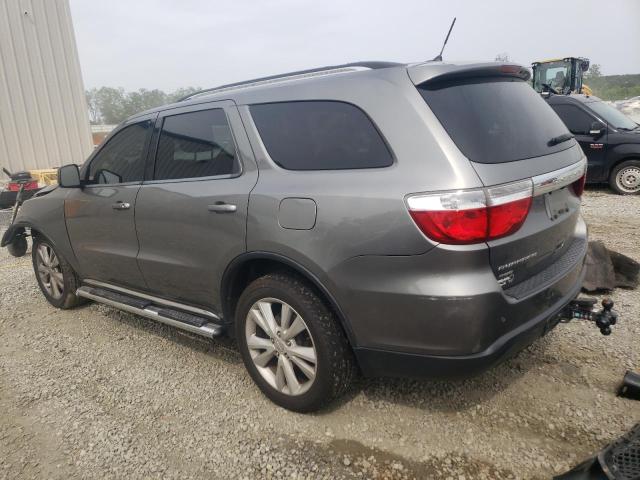 1C4RDJDG6CC295276 - 2012 DODGE DURANGO CREW GRAY photo 2