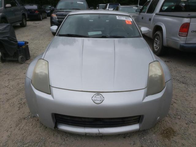 JN1AZ34D24T160056 - 2004 NISSAN 350Z COUPE SILVER photo 5