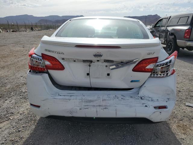 3N1AB7AP5EL666142 - 2014 NISSAN SENTRA 1.8 S WHITE photo 6