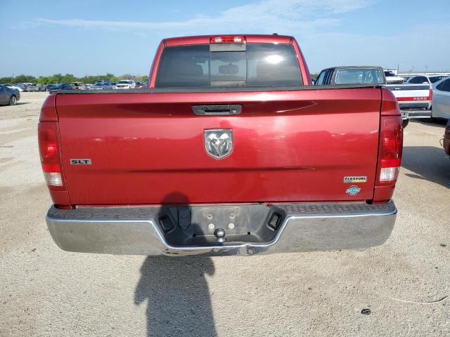 1C6RD6GP4CS108705 - 2012 DODGE RAM 1500 SLT BURGUNDY photo 6