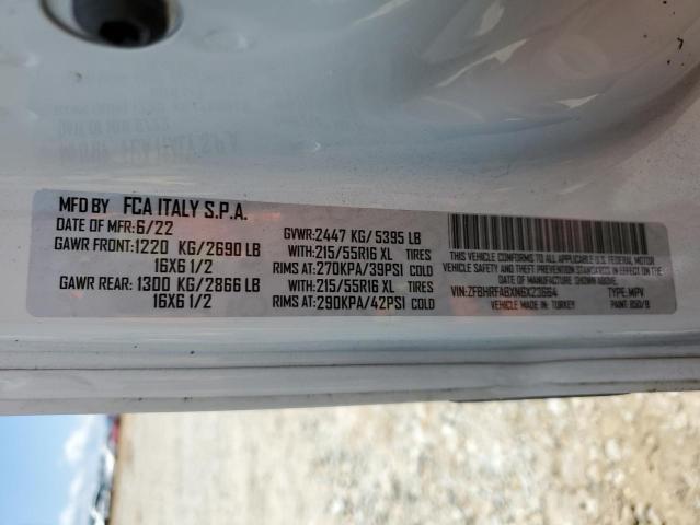 2FBHRFABXN6X23664 - 2022 RAM PROMASTER 白色 照片 13