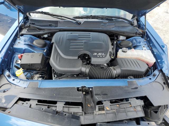 2C3CDZJG2MH674416 - 2021 DODGE CHALLENGER GT BLUE photo 11