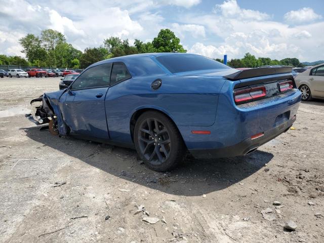 2C3CDZJG2MH674416 - 2021 DODGE CHALLENGER GT BLUE photo 2