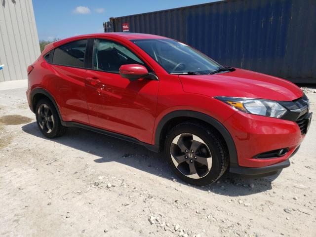 3CZRU6H5XJG703806 - 2018 HONDA HR-V EX RED photo 4