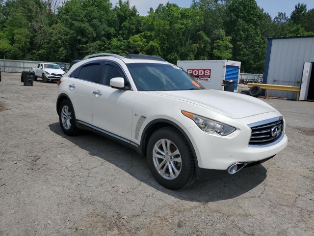 JN8CS1MU5FM381327 - 2015 INFINITI QX70 WHITE photo 4