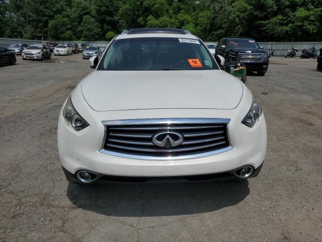 JN8CS1MU5FM381327 - 2015 INFINITI QX70 WHITE photo 5