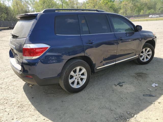 5TDBK3EH1DS194320 - 2013 TOYOTA HIGHLANDER BASE Mavi fotoğraf 3