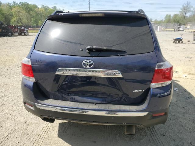 5TDBK3EH1DS194320 - 2013 TOYOTA HIGHLANDER BASE Mavi fotoğraf 6