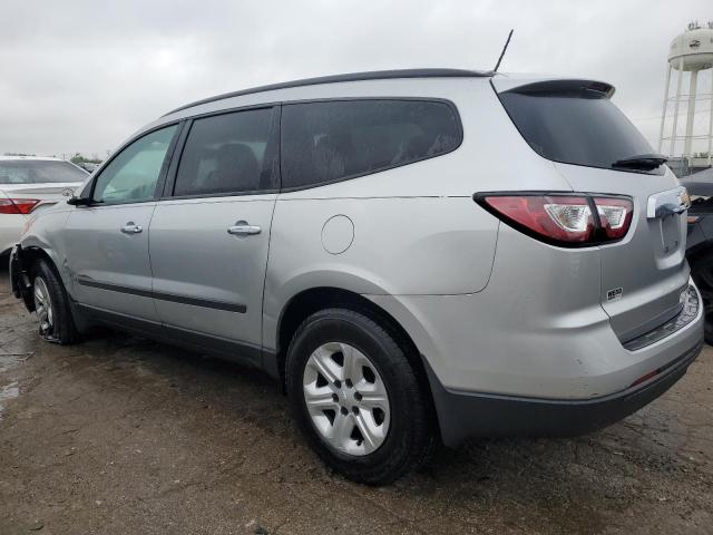 1GNKRFED8FJ160814 - 2015 CHEVROLET TRAVERSE LS SILVER photo 2