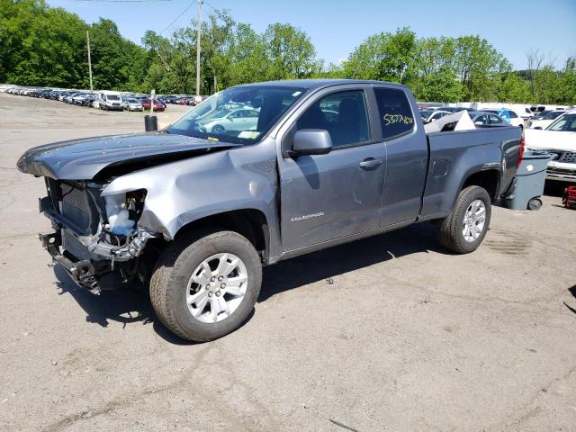 1GCHSCEAXN1170027 - 2022 CHEVROLET COLORADO LT GRAY photo 1