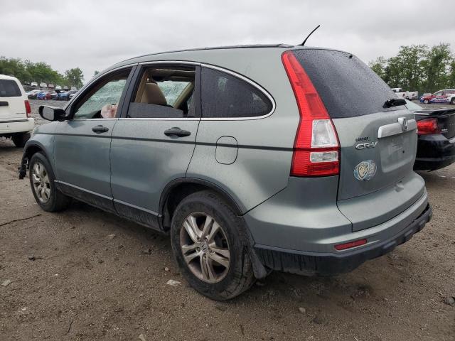 5J6RE4H50BL015254 - 2011 HONDA CR-V EX TEAL photo 2