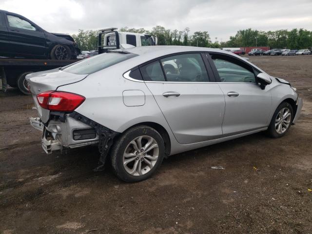 1G1BE5SM3K7132700 - 2019 CHEVROLET CRUZE LT SILVER photo 3